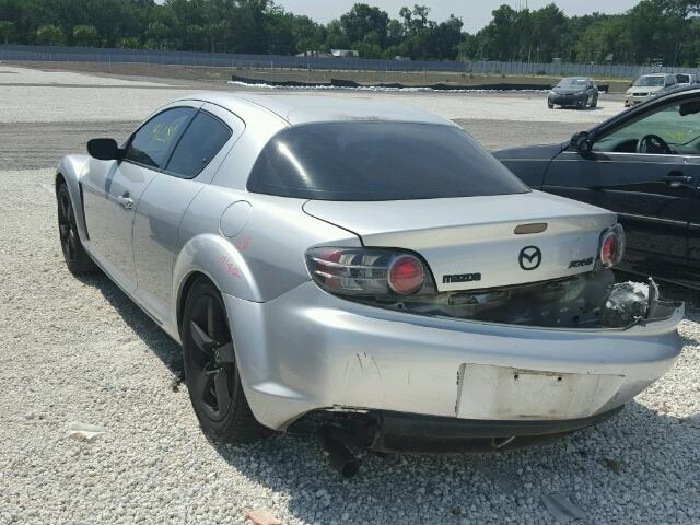 JM1FE173840110625 - 2004 MAZDA RX8 SILVER photo 3