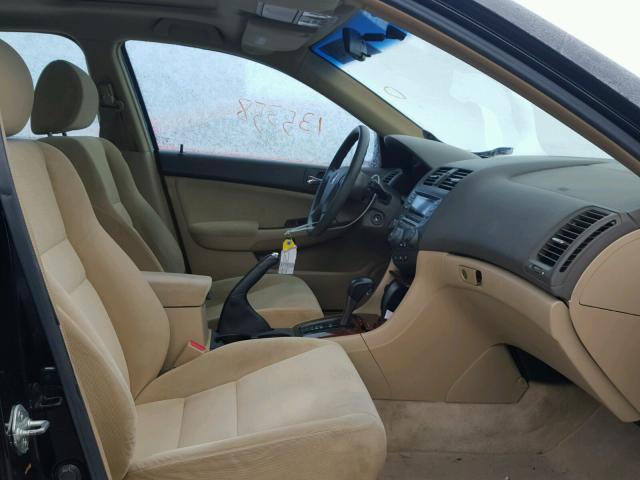 1HGCM56747A211601 - 2007 HONDA ACCORD EX BLACK photo 5