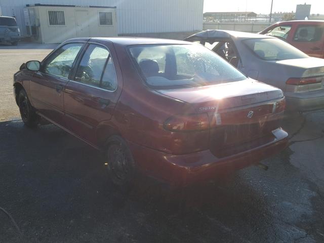 1N4AB41D6TC754469 - 1996 NISSAN SENTRA E BURGUNDY photo 3