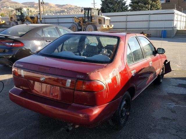 1N4AB41D6TC754469 - 1996 NISSAN SENTRA E BURGUNDY photo 4