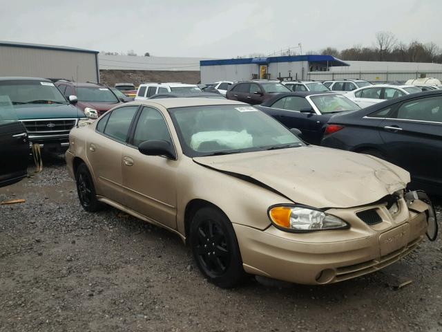 1G2NE52F84M526742 - 2004 PONTIAC GRAND AM S GOLD photo 1