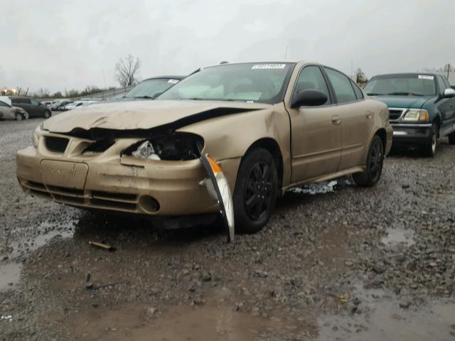 1G2NE52F84M526742 - 2004 PONTIAC GRAND AM S GOLD photo 2