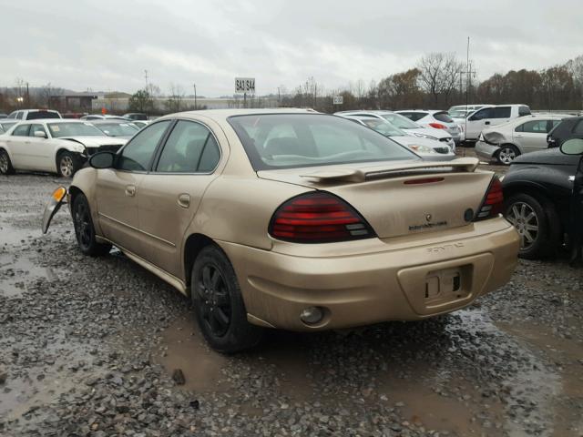 1G2NE52F84M526742 - 2004 PONTIAC GRAND AM S GOLD photo 3