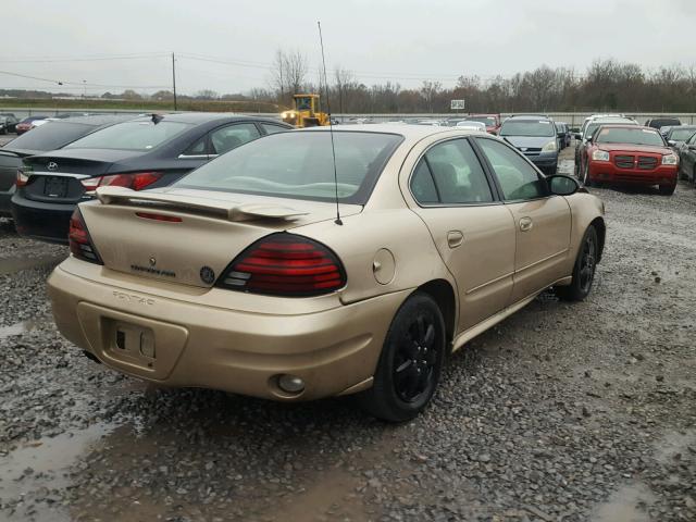 1G2NE52F84M526742 - 2004 PONTIAC GRAND AM S GOLD photo 4