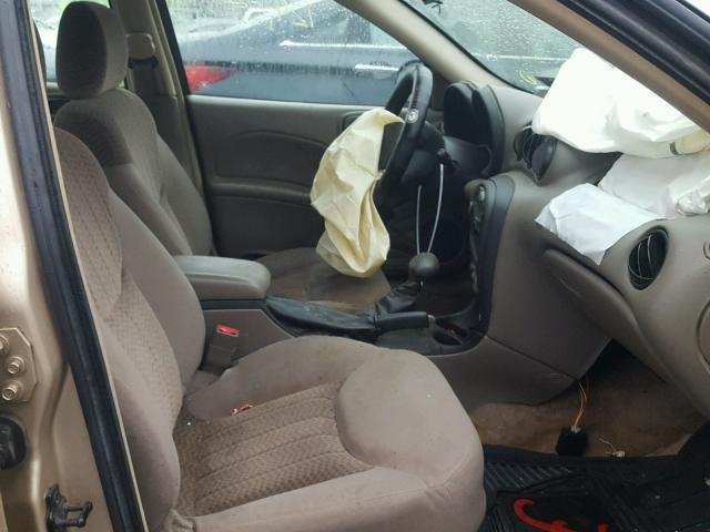 1G2NE52F84M526742 - 2004 PONTIAC GRAND AM S GOLD photo 5