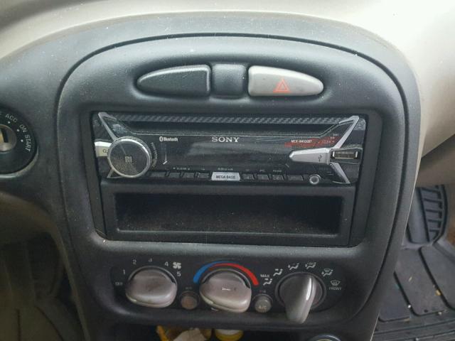 1G2NE52F84M526742 - 2004 PONTIAC GRAND AM S GOLD photo 9