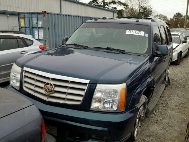 1GYEC63T45R167125 - 2005 CADILLAC ESCALADE L BLUE photo 2