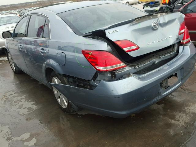 4T1BK36B07U185565 - 2007 TOYOTA AVALON XL BLUE photo 3