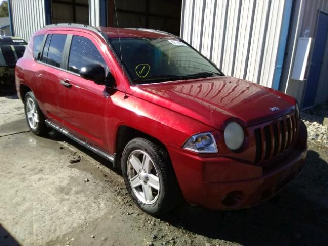 1J8FF47W47D171078 - 2007 JEEP COMPASS RED photo 1