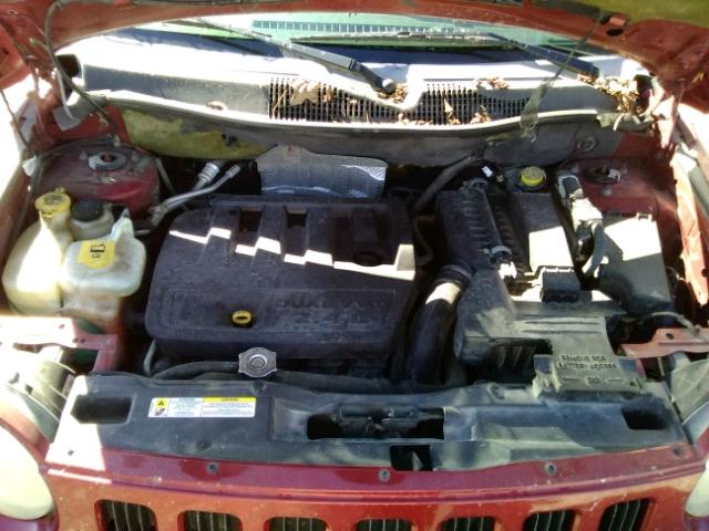 1J8FF47W47D171078 - 2007 JEEP COMPASS RED photo 7