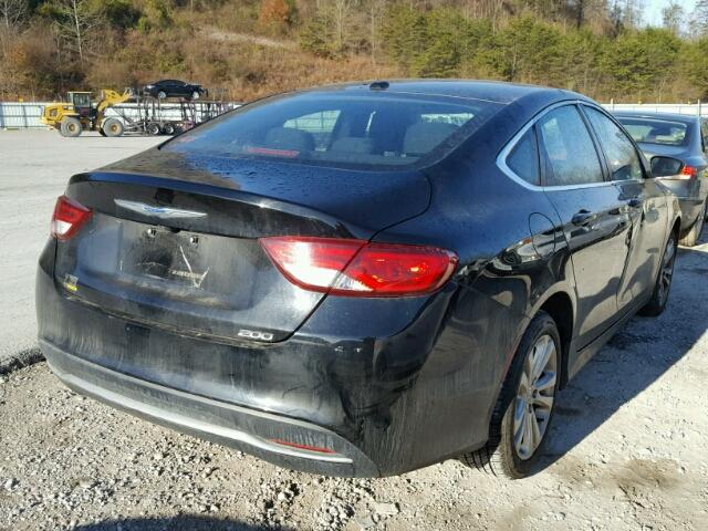 1C3CCCAB8GN110642 - 2016 CHRYSLER 200 LIMITE BLACK photo 4