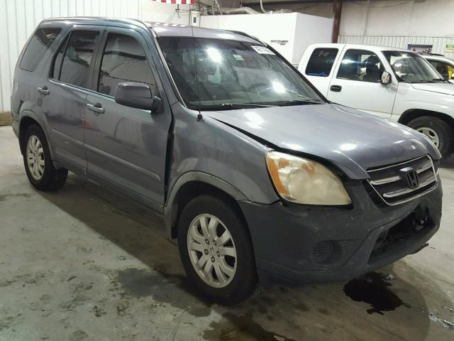 JHLRD78906C010643 - 2006 HONDA CR-V SE GRAY photo 1