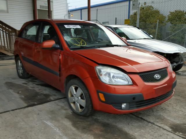 KNADE163876292866 - 2007 KIA RIO 5 SX ORANGE photo 1