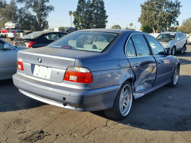 WBADT63443CK29338 - 2003 BMW 530 I AUTO BLUE photo 4