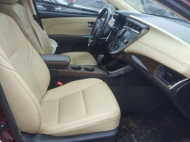 4T1BK1EB9DU003136 - 2013 TOYOTA AVALON BAS Tünd qırmızı foto 5