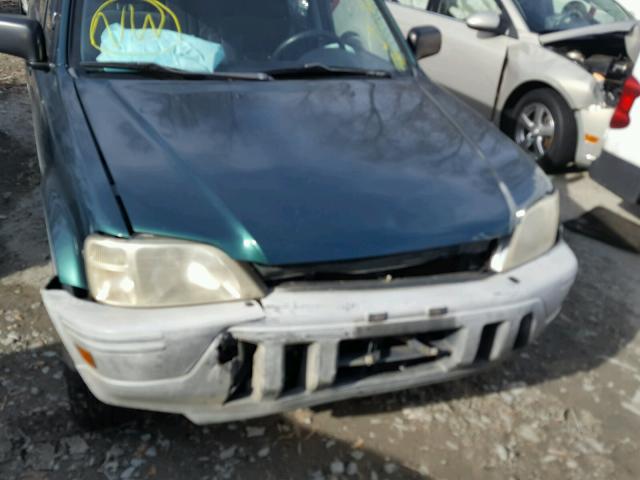 JHLRD1840YS005646 - 2000 HONDA CR-V LX GREEN photo 9