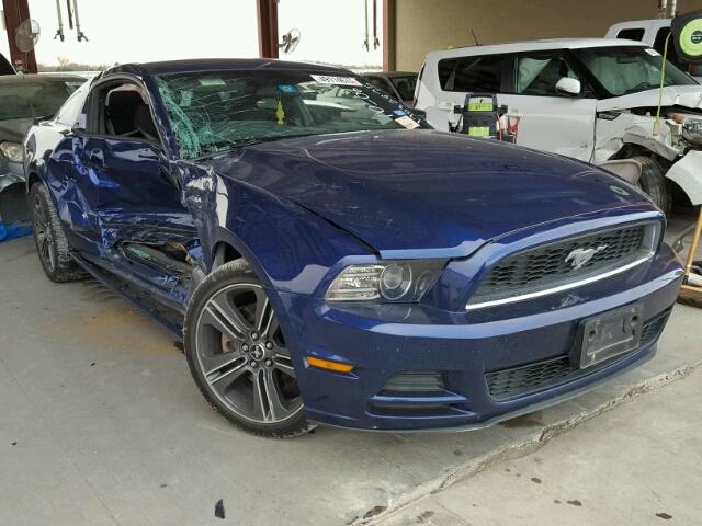 1ZVBP8AM9D5206105 - 2013 FORD MUSTANG BLUE photo 1