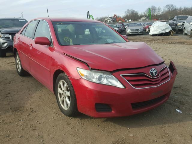 4T4BF3EK7BR176320 - 2011 TOYOTA CAMRY BASE RED photo 1