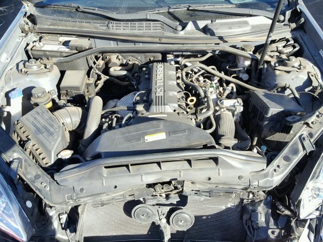 KMHHT6KD9BU063277 - 2011 HYUNDAI GENESIS CO GRAY photo 7