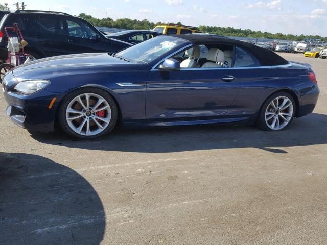 WBALZ5C56CDW99782 - 2012 BMW 650 XI BLUE photo 2