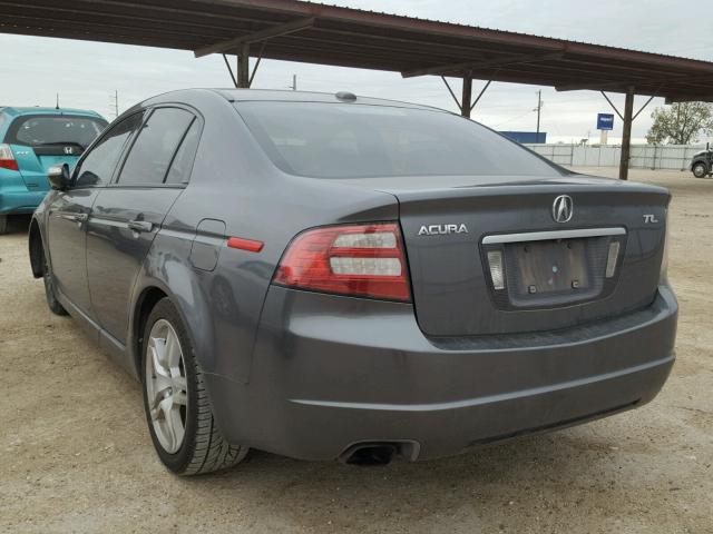 19UUA66208A040600 - 2008 ACURA TL GRAY photo 3