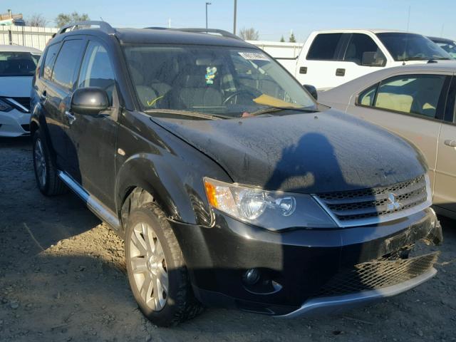 JA4LS31W58Z011301 - 2008 MITSUBISHI OUTLANDER BLACK photo 1