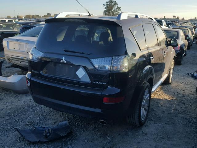 JA4LS31W58Z011301 - 2008 MITSUBISHI OUTLANDER BLACK photo 4