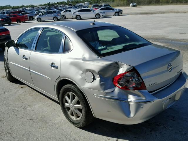 2G4WD582581292984 - 2008 BUICK LACROSSE C GRAY photo 3