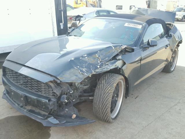 1FATP8EM7G5334645 - 2016 FORD MUSTANG GRAY photo 2