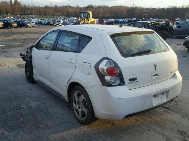 5Y2SP6E85AZ420582 - 2010 PONTIAC VIBE WHITE photo 3