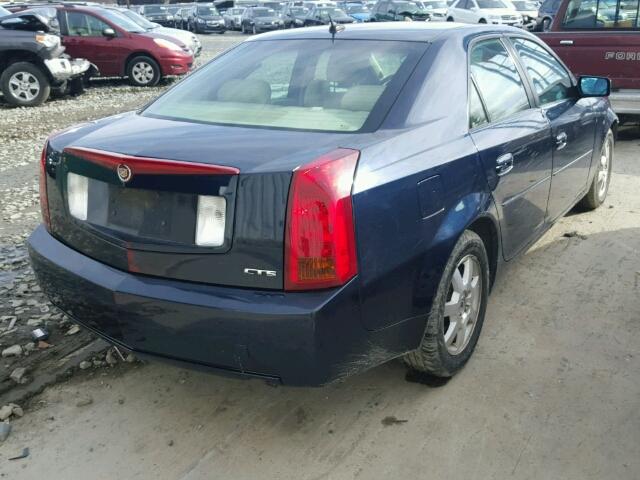 1G6DP567650180951 - 2005 CADILLAC CTS HI FEA BLUE photo 4