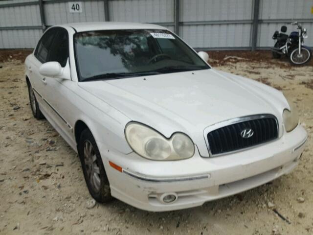 KMHWF35HX3A786389 - 2003 HYUNDAI SONATA GLS WHITE photo 1