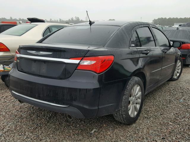 1C3BC1FG7BN547254 - 2011 CHRYSLER 200 TOURIN BLACK photo 4