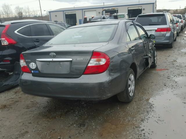 4T1BE32K44U899546 - 2004 TOYOTA CAMRY LE ნაცრისფერი ფოტო 4