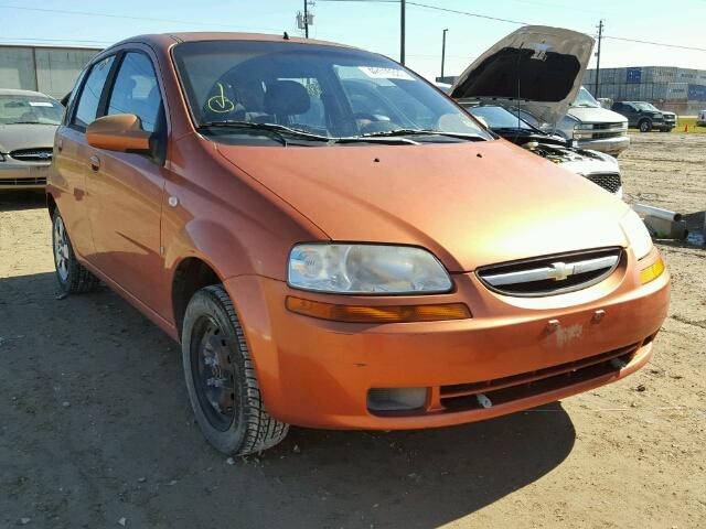 KL1TD66697B730835 - 2007 CHEVROLET AVEO BASE Pomarańczowy zdjęcie 1