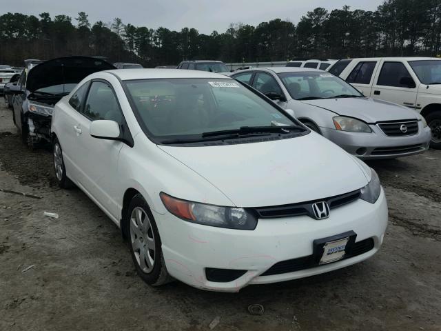 2HGFG12658H548758 - 2008 HONDA CIVIC LX WHITE photo 1