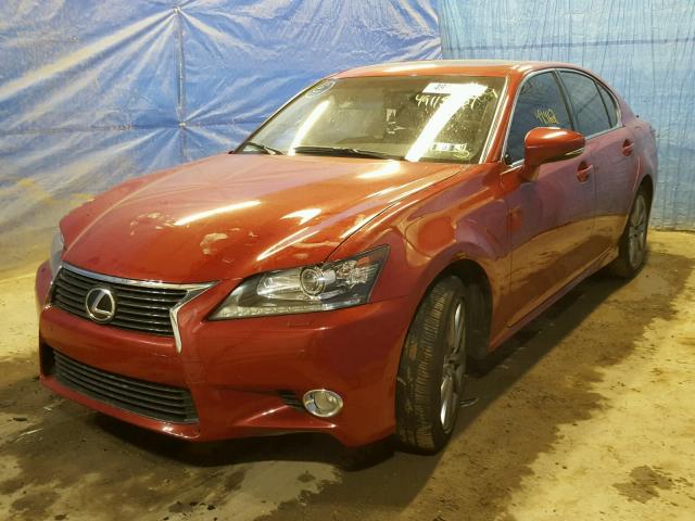 JTHCE1BL2D5007969 - 2013 LEXUS GS 350 RED photo 2