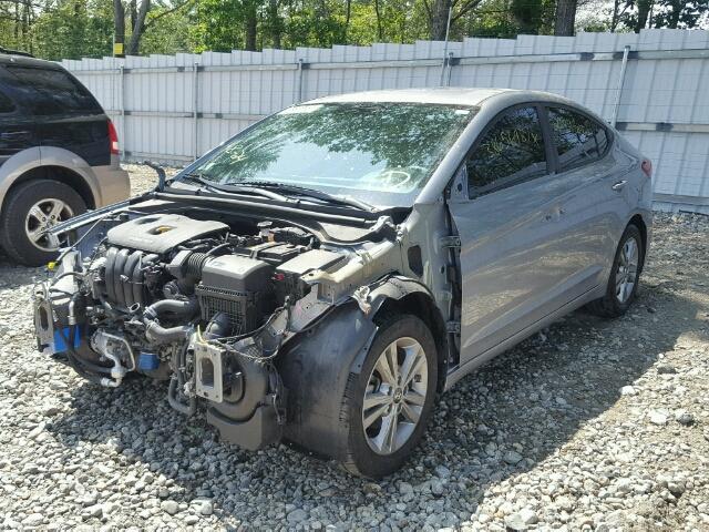 5NPD84LFXHH027402 - 2017 HYUNDAI ELANTRA SE GRAY photo 2