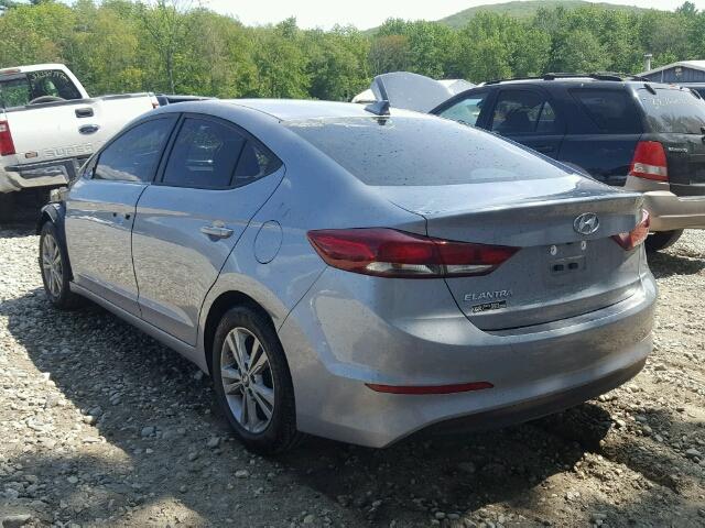 5NPD84LFXHH027402 - 2017 HYUNDAI ELANTRA SE GRAY photo 3