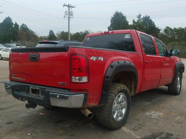 3GTRKWE32AG245614 - 2010 GMC SIERRA K15 RED photo 4