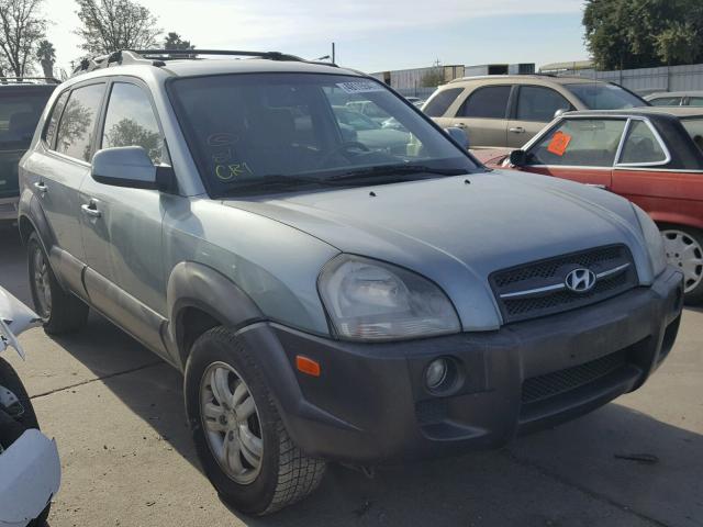 KM8JN12D56U462577 - 2006 HYUNDAI TUCSON GLS BLUE photo 1