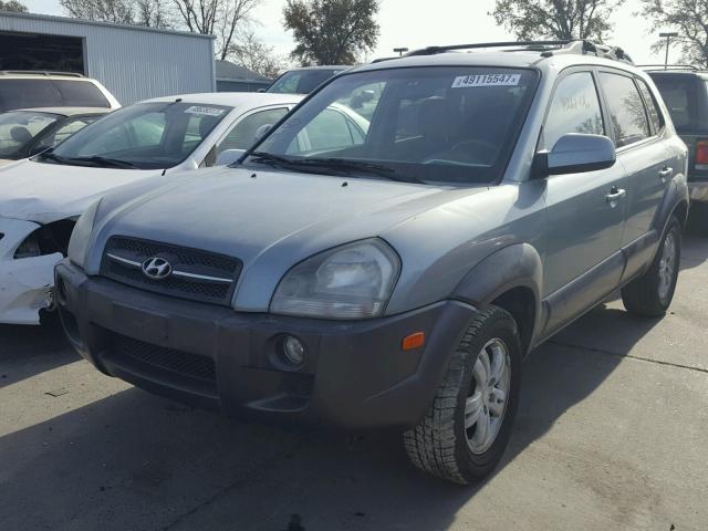 KM8JN12D56U462577 - 2006 HYUNDAI TUCSON GLS BLUE photo 2