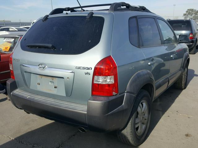 KM8JN12D56U462577 - 2006 HYUNDAI TUCSON GLS BLUE photo 4