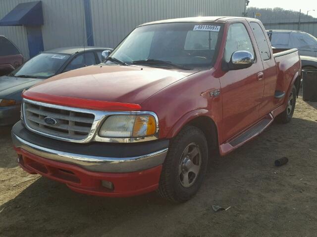 2FTRX07232CA17378 - 2002 FORD F150 RED photo 2