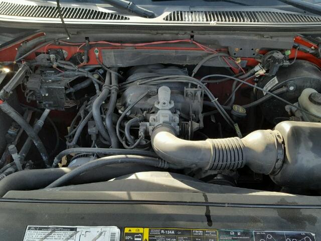 2FTRX07232CA17378 - 2002 FORD F150 RED photo 7