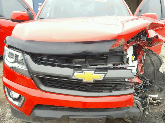 1GCGSCE37F1139669 - 2015 CHEVROLET COLORADO Z RED photo 7