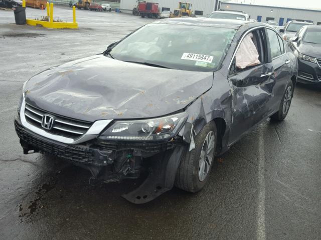 1HGCR2F3XFA187235 - 2015 HONDA ACCORD LX GRAY photo 1