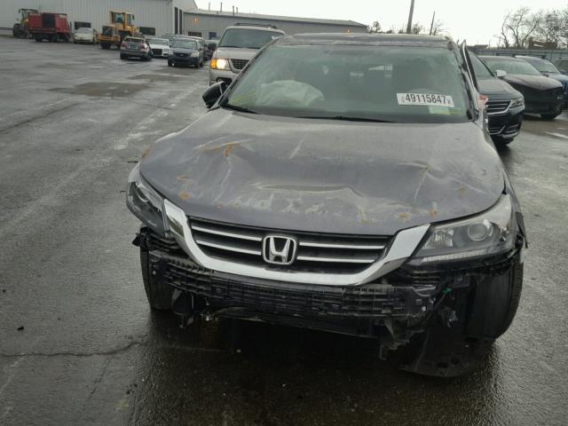 1HGCR2F3XFA187235 - 2015 HONDA ACCORD LX GRAY photo 7