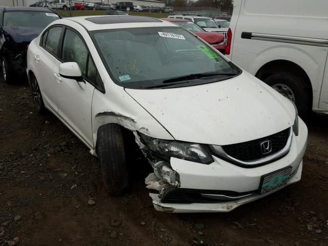 2HGFB2F80DH523907 - 2013 HONDA CIVIC EX WHITE photo 1