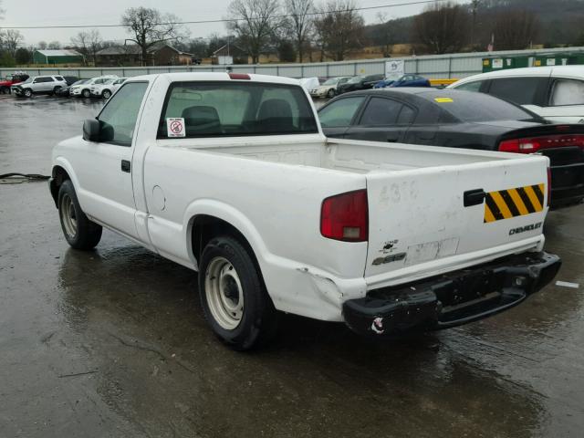 1GCCS14H938261095 - 2003 CHEVROLET S TRUCK S1 WHITE photo 3